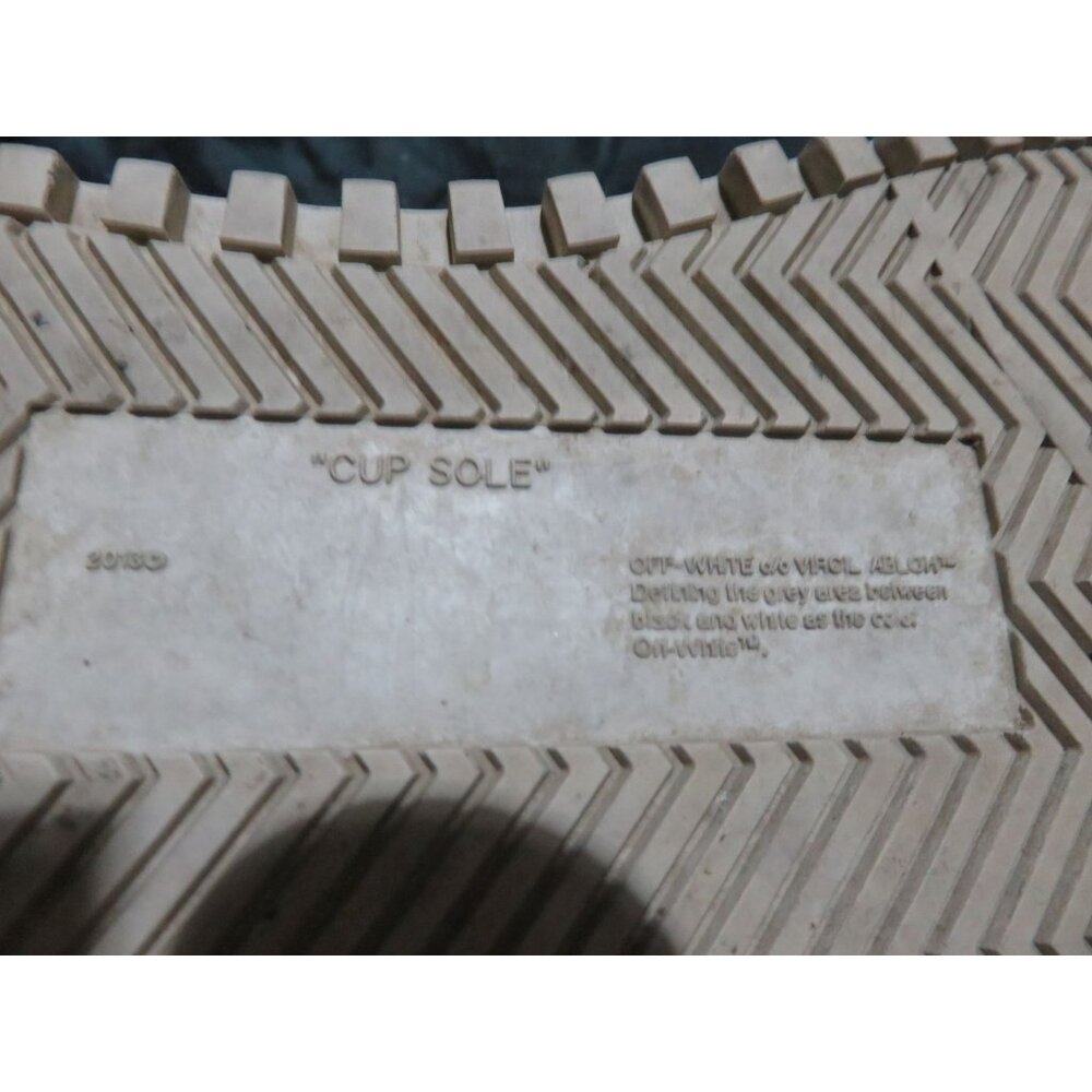 Off-White × Streetwear × Virgil Abloh Cup Sole 2.0 White Leather Low Top Sneaker - Picture 7 of 11